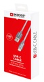 Skross USB-Kabel USB 3.2 Gen1 (USB 3.0 / USB 3.1 Gen1) USB-A Stecker 1.20 m Space Grau Rund, Flexibel, Stoff-Ummantelung