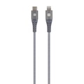Skross USB-Kabel USB 2.0 USB-C? Stecker 1.20 m Space Grau Rund, Flexibel, Stoff-Ummantelung SKCA0015C-MFI120CN