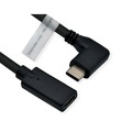 Roline USB-C Kabel USB 3.2 Gen1 (USB 3.0 / USB 3.1 Gen1) USB-C® Stecker, USB-C® Buchse 2 m Schwarz 11045496