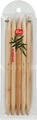 Prym Strumpfstricknadeln 10.00 mm, 20 cm, Karte 5 Stk., Bambus
