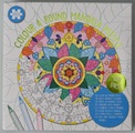 ROOST Mandala-Puzzle rund Flower PU91 rund, assortiert 25x25cm