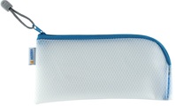 HERMA Etui Mesh Bag 23 x 11 cm, Blau/Weiss