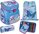 Scooli EasyFit Schulranzen-Set Fly and Sparkle, 5-tlg.