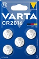 Varta, Varta Electronics CR2016 Knopfzelle CR 2016 Lithium 87 mAh 3 V 5 St.