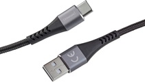 INTENSO Cable USB-A to USB C 7901100 1.5 m, Nylon black