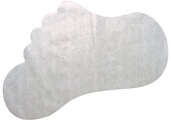 YOU NAILS, Wellness plastifizierte Papierservietten Fuss 50 Stk. weiss