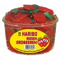 HARIBO, Haribo Riesen-Erdbeeren 6 Boxen à 75 Stk./6750 gr