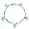 Andreani Armband mit echten Süsswasserperlen Silber 925