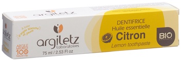 argiletz Zahnpasta Zitrone Bio (75 ml)
