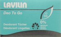 Lavilin Deodorant Tücher (10 Stück)