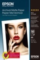 Epson Archival Matte Paper C13S041342 Fotopapier DIN A4 192 g/m² 50 Blatt Matt
