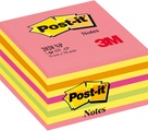 Post-it Haftnotizwürfel 2028NP 76 mm x 45 mm Neonpink, Neongrün, Rosa, Gelb 450 Blatt