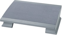 MAUL Fußstütze, ergonomisch Stellfläche BxT 450 x 390 mm, mit Teppichbelag grau