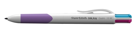 Papermate Inkjoy Quatro Blue,Green,Purple,Red Clip-on retractable ballpoint pen Medium 12 pc(s)