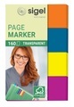 Sigel Haftmarker HN614 4 St./Pack. Blau, Gelb, Orange, Pink