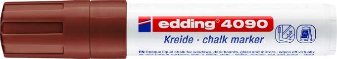 Edding 4090 4-4090007 Kreidemarker Braun 4 mm, 15 mm