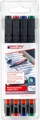 Edding Permanentmarker edding 140 S Schwarz, Rot, Blau, Grün wasserfest: Ja 04140-4000