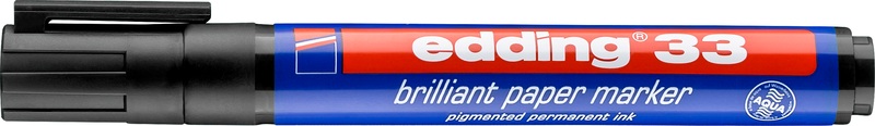 Edding Pigmentmarker 4-33001 Schwarz 1 mm, 5 mm 1 St./Pack.