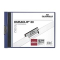 Durable DURACLIP 30 Landscape Präsentations-Mappe Schwarz, Blau PVC