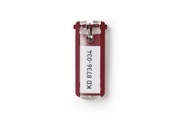 Durable, DURABLE Schlüsselanhänger Verpackungseinheit 36 Stück rot