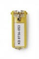 Durable, DURABLE Schlüsselanhänger Verpackungseinheit 6 Stück gelb