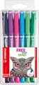 STABILO Fineliner SENSOR 189 6 St?ck