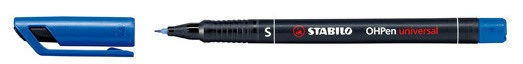Stabilo Folienstift 841 OHPen universal S permanent Blau 841-41