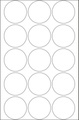 Herma 2270 Markierungspunkte Etiketten Ø 32 mm Weiß 480 St. Permanent Papier