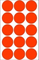 Herma 2272 Markierungspunkte Etiketten Ø 32 mm Rot 480 St. Permanent Papier