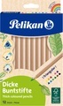 Pelikan Farbstifte Dick, 12er-Set, Farbe