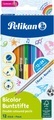 Pelikan Farbstifte Bicolor 12er-Set mir