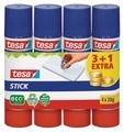 Tesa - Klebestift, ökologisch, 3 x 20g Sparpack + 1 Klebestift gratis