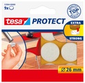 tesa Filzgleiter Weiß (Ø) 26 mm 9 St.