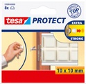 Tesa, tesa® Schutzpfuffer (L x B) 10 mm x 10 mm Weiß tesa Inhalt: 8 St.