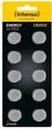 Intenso, Intenso Energy Ultra Knopfzelle CR 2032 Lithium 220 mAh 3 V 10 St.