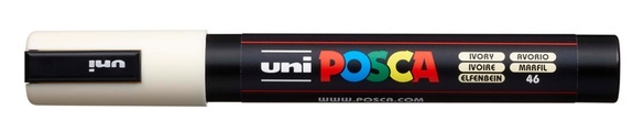 Uni-Ball uni POSCA PC-5M Marker 1 Stück(e) Elfenbein Rundspitze