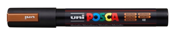 Uni-Ball uni POSCA PC-5M Marker 1 Stück(e) Bronze Rundspitze