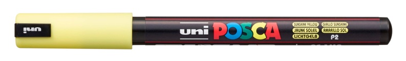 Uni Marker POSCA Softcolors 0.7 mm, Hellgelb