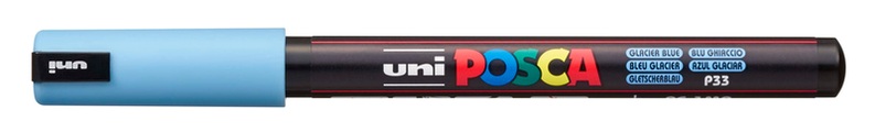 Uni Marker POSCA Softcolors 0.7 mm, Hellblau