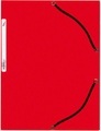 BÜROLINE Gummibandmappe A4 460697 rot, Karton