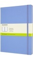 Moleskine Notizbuch Extra Large Blanko, Hortensien Blau