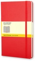 Moleskine classic Red Cover, Large Size, Squared Notebook