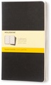 Moleskine Cahier A5, kariert, schwarz, 3er-Set