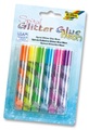 Folia Glitzerstifte Glue Spiral Neon 6 St?ck