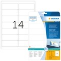 HERMA Adressetiketten A4 weiss 99,1x38,1 mm Papier 350 St.