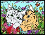 Bild aus Samt zum Ausmalen Bild aus Samt zum Ausmalen