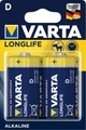 Varta Longlife - D Batterie (Gelb/Blau)