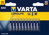 Varta Longlife - AAA Batterie (Gold/Blau)
