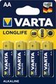 Varta Longlife - AA Batterie (Gelb/Blau)