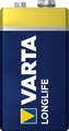 Varta Longlife Extra 9V - Batterie (Gelb, blau)